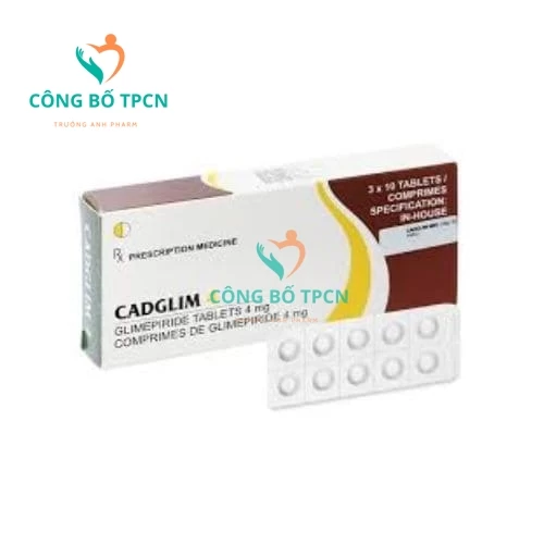 Cadglim 4 - Thuốc điều trị đái tháo đường tuýp 2 hiệu quả của Ấn Độ